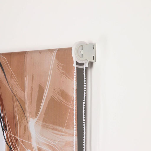 Штора рулонная 3D Пастель, 90200 см (с учётом креплений 3,5 см), блэкаут - Simaland фото 3