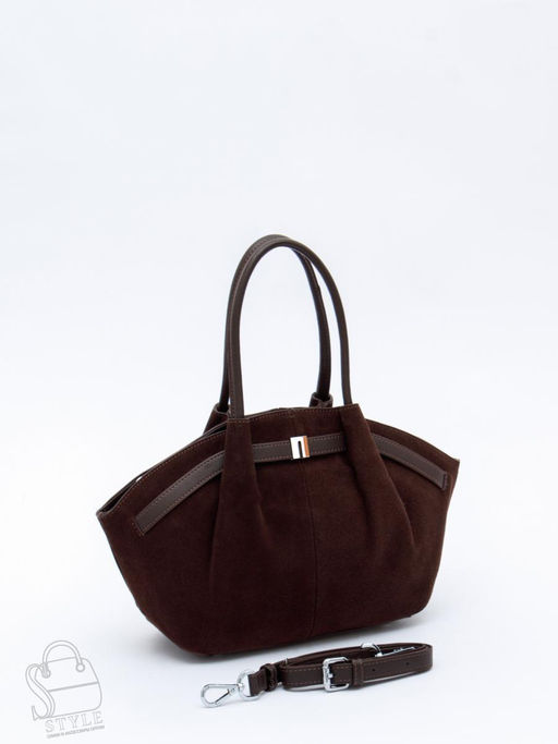 Сумка женская кожаная 2346YF d.coffee Polina&Eiterou в Новосибирске