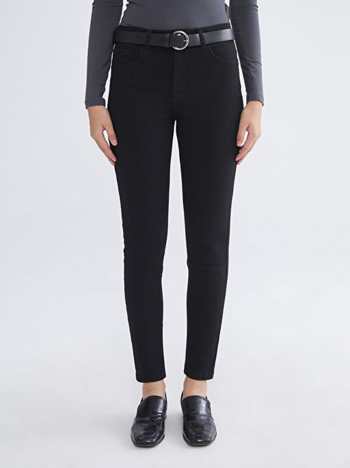Beli Kemerli Mercury Skinny Fit Kad?n Jean Pantolon