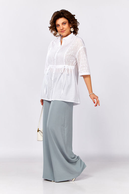 Костюм LADY SECRET 2998 серо-голубой + белый