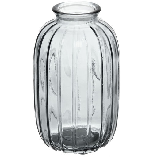 Цена за 4 шт. Ваза стеклянная "Блум" 7*12см микс цветов