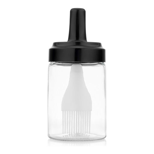 Емкость для масла с кисточкой Walmer Home Chef, 0.25 л, цвет черный  фото 2