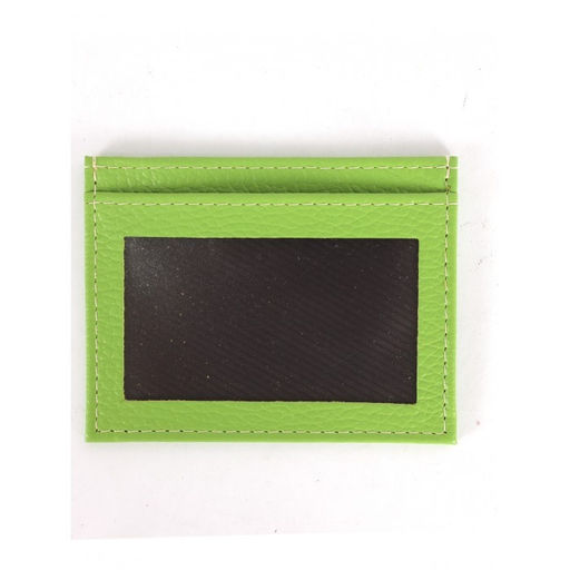 Обложка пропуск/карточка/проездной Croco-В-223 натуральная кожа салат флотер (124) 265120  фото 2