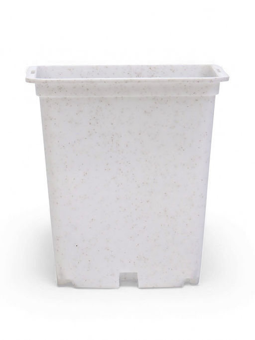 Цена за 24 шт. Горшок для рассады, 500 мл 9*9*10 см, (фасовка 6 шт) Белый