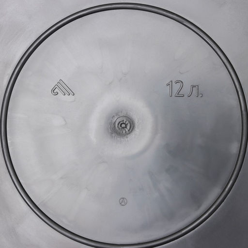 Таз круглый хозяйственный «Эконом», 12 л, пластик, МИКС