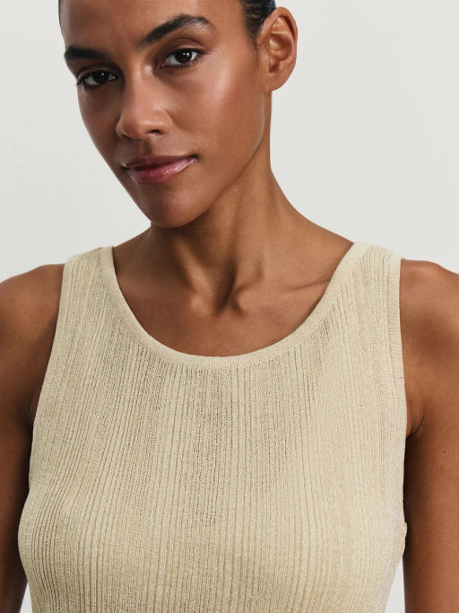 Майка из вискозы с люрексом / Zarina  фото 6