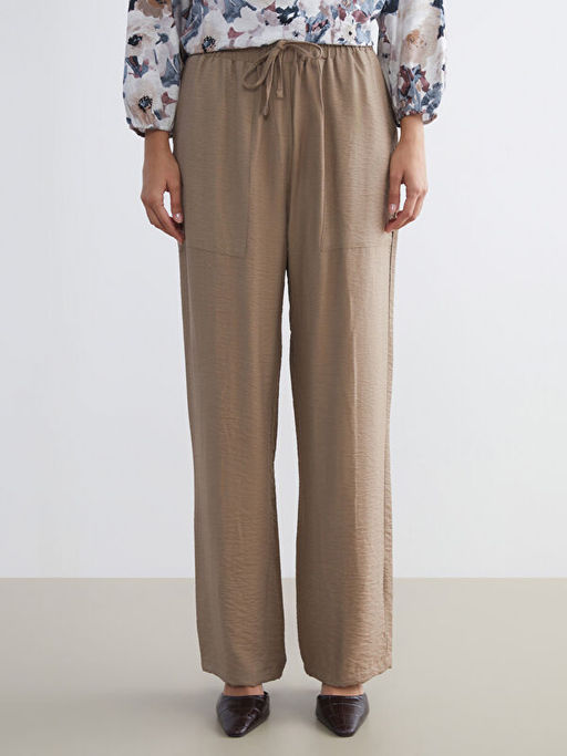 Beli Lastikli Havu? Kesim Kad?n Pantolon