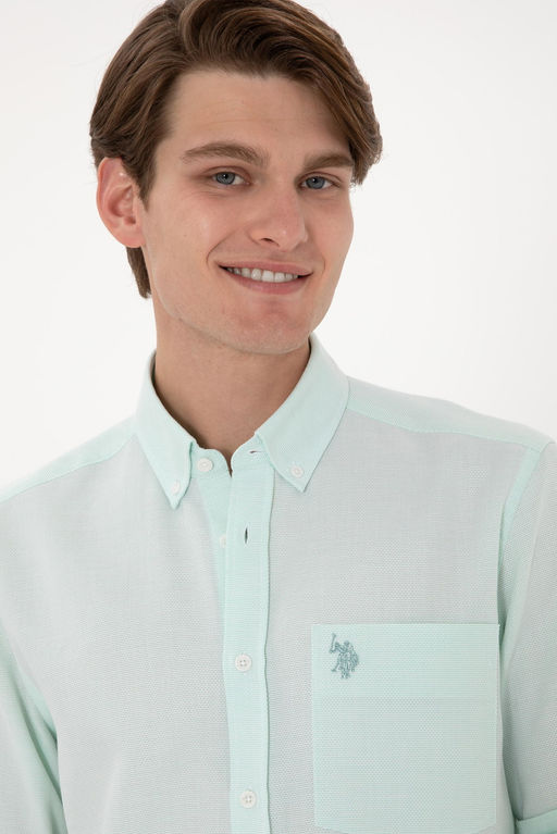 Erkek Mint Uzun Kollu G_mlek Sepette S_rpriz _ndirim - U.s. polo assn фото 2
