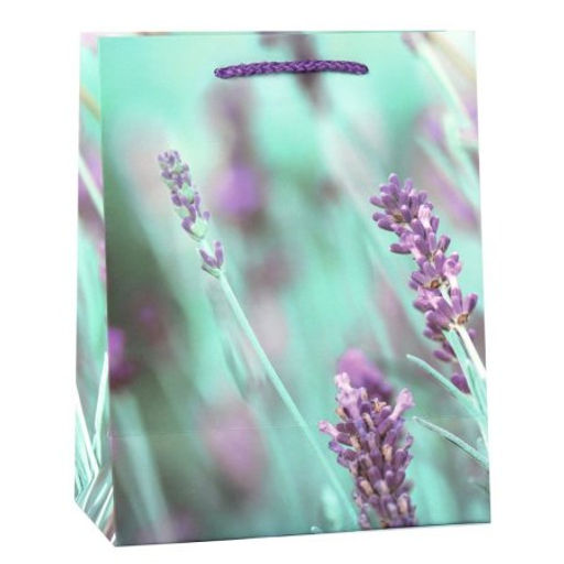 Цена за 12 шт. Пакет подарочный 18x23x10см Лаванда / 3205M /уп 12/720/ - Галеонтрейд фото 5