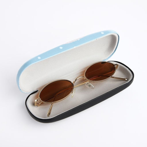 Футляр для очков, 16 х 3,8 х 6 см, цвет голубой - Simaland фото 4