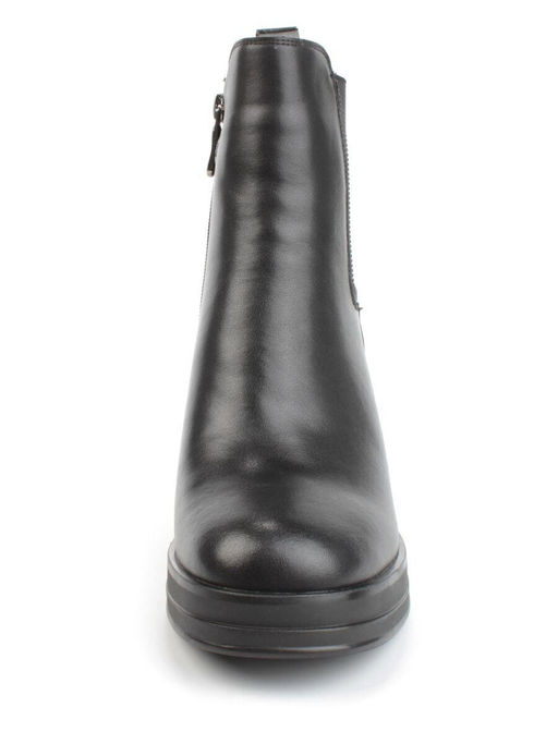 04-M3-836 BLACK Ботильоны зимние женские (натуральная кожа, натуральный мех) - Фабричный китай фото 6