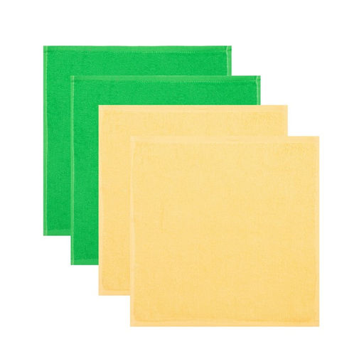 Набор махровых полотенец Всё будет авокадно 30х30 см - 4 шт, 100% хлопок 340 гр/м2 - Этель фото 2