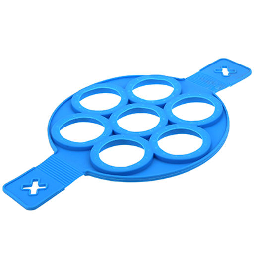 Форма силиконовая Для идеальных оладьев на 7 штук по д7см, д23см, цвета микс (Китай) - Домашняя мода фото 4