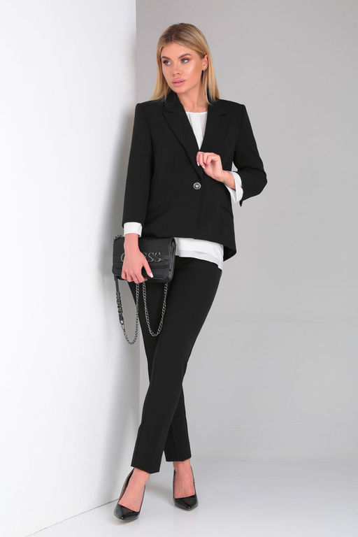 Костюм DOGGI 2904/1 черный+молочный  фото 3