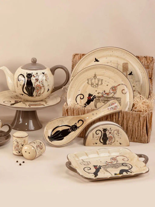 Салфетница Парижские коты 13,5*4 см. высота=7 см. 358-1729 - Арти-м фото 5