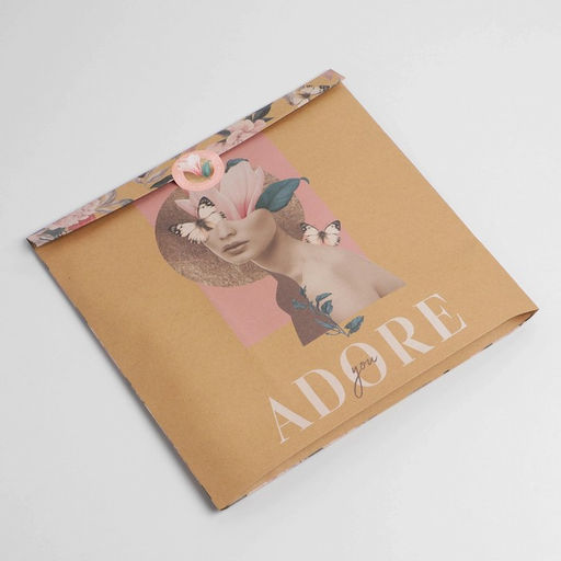 Пакет крафтовый упаковочный Adore, 30 40 6 см - Дарите счастье фото 2