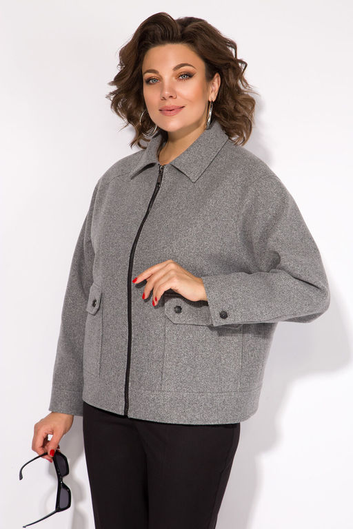 Костюм Liliana 1482БрПн серый+черный