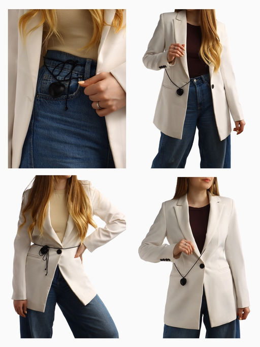 Чокер/кулон на шнурке Сердечко кожа, трансформер, цвет чёрный, 150 см