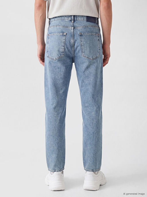 745 Baggy Fit Erkek Jean Pantolon - Waikiki фото 3