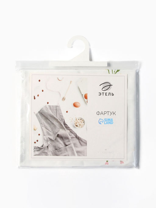 Фартук Этель Цветочек 60?70 см, саржа 190 г/м?, 100% хлопок