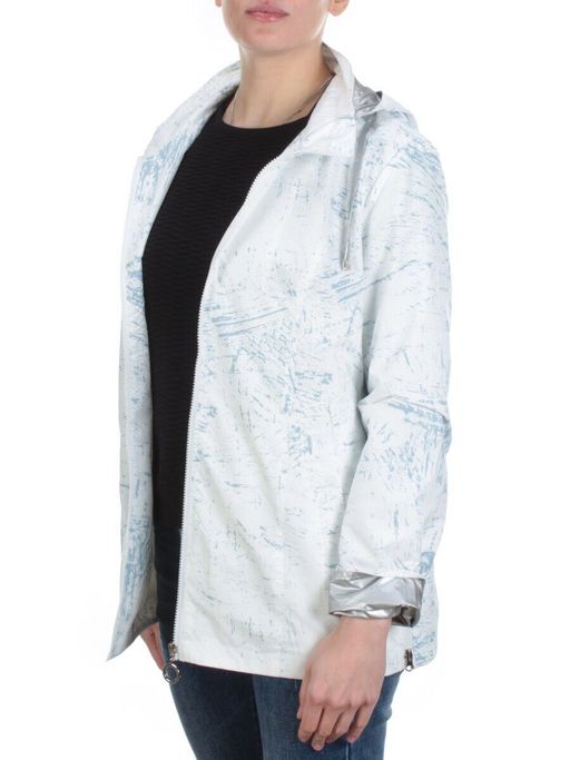 F2066 WHITE Ветровка женская MARTA (65%хлопок 35% полиэстер) - Фабричный китай фото 7