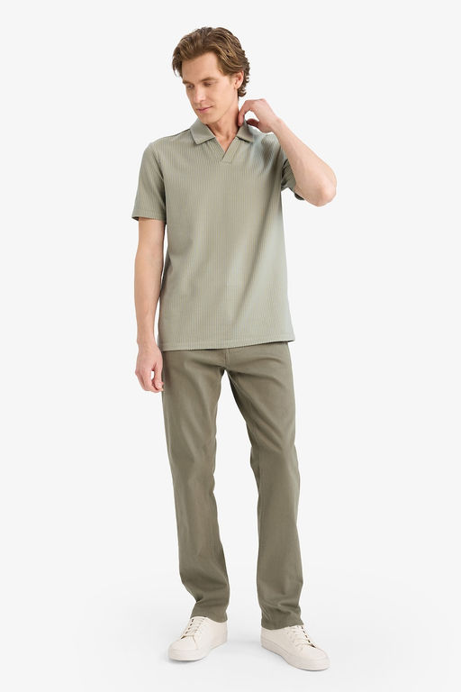 Regular Fit Chino Kanvas Pantolon