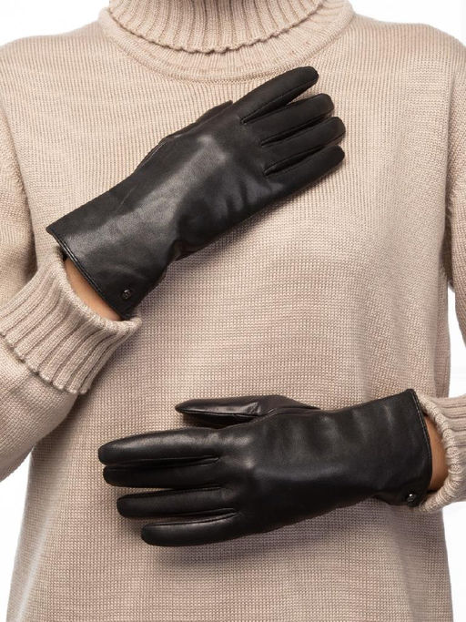 Перчатки женские 100% ш IS9901 black - Eleganzza фото 5