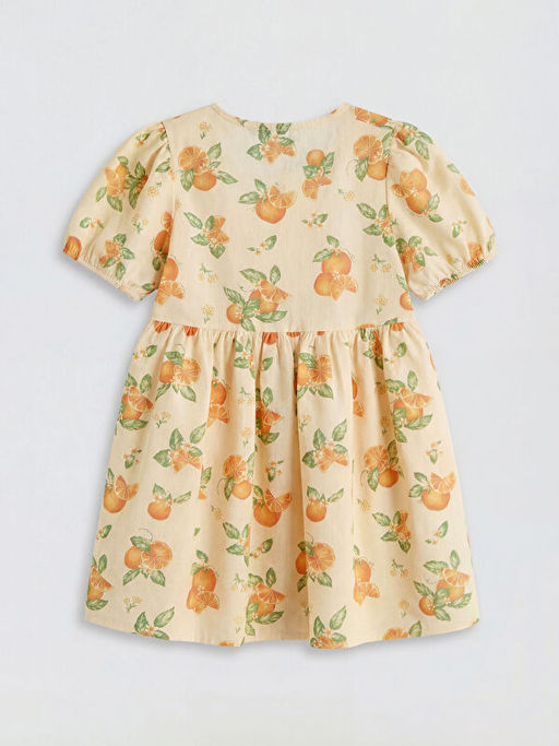 Balon Kollu K?z ?ocuk Elbise