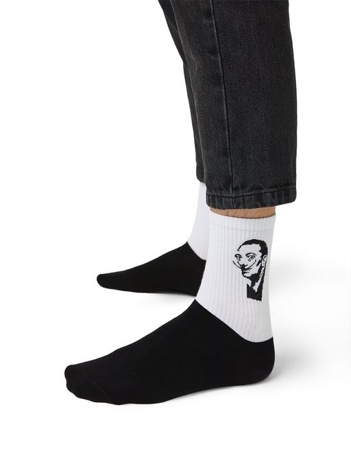 Носки OMSA FREESTYLE 604 - Дали Nero/Bianco