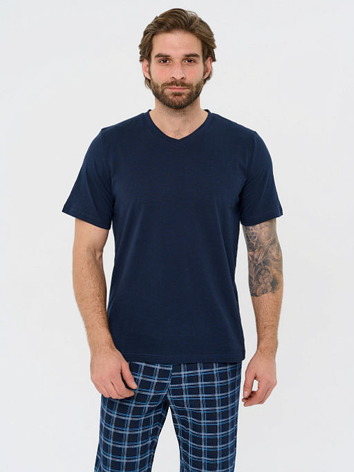 Пижама Грант_М331/темно-голубой - Ihomelux фото 5