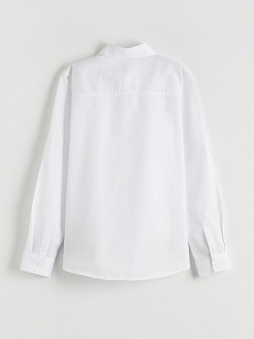 Basic Uzun Kollu Erkek ?ocuk G?mlek