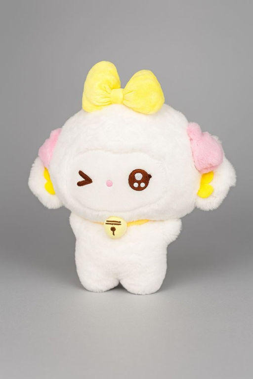 Мягкая игрушка "LAMA bow", yellow, 20 см