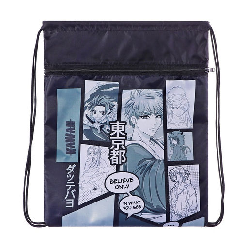 Мешок для обуви «Аниме» (с карманом) 42×34 см