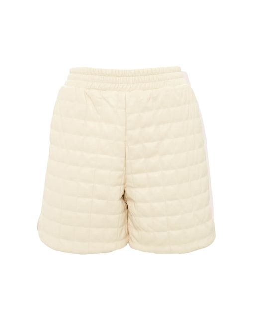 Белые стеганые шорты - Incity фото 2