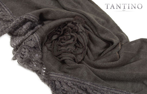 Косынка из трикотажного полотна , выполненная в стиле Арт-деко с элементами ручной работы - Tantino фото 2