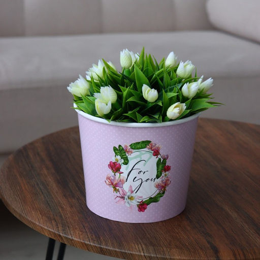 Цена за 5 шт. Стакан для цветов For you, 1500 мл