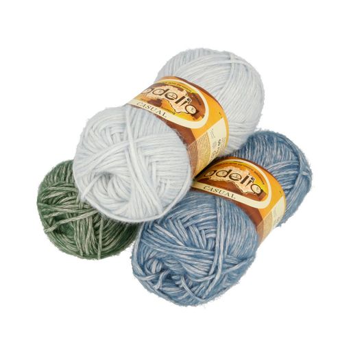 Пряжа ADELIA CASUAL 72% хлопок, 28% акрил 10 шт. х 50 г 130 м  6 м