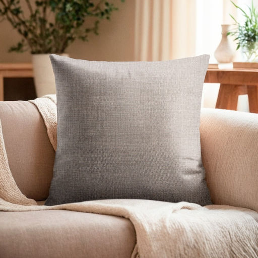 Наволочка декоративная Этель рогожка 45*45 см серый, 100% п/э  фото 7