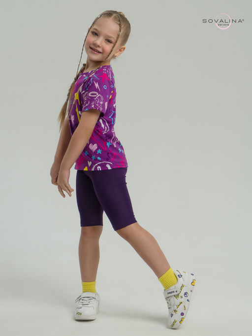 Костюм Актив граффити слива-фиолет - Sovalina фото 12