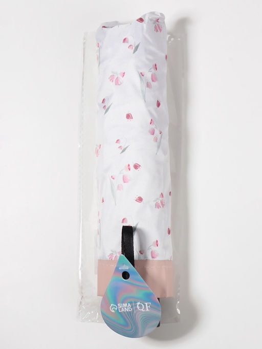 Зонт механический Цветы, 4 сложения, 8 спиц, R=48/56 см, d=96 см, МИКС