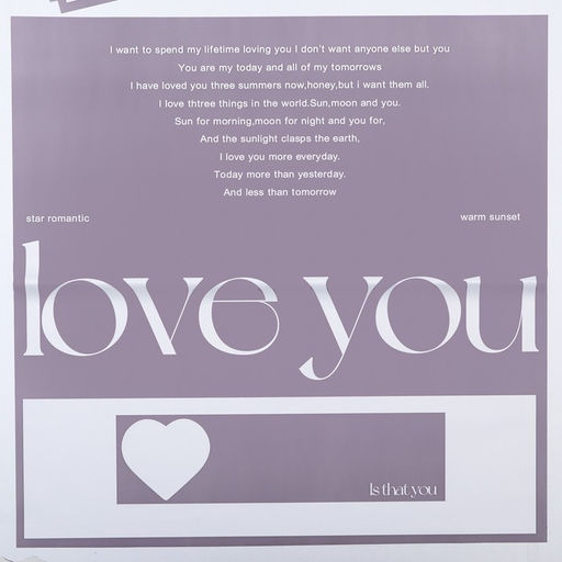 Цена за 20 шт. Пленка флористическая, Моя любовь 65мкм, пудра серая 58*58см - Simaland фото 3