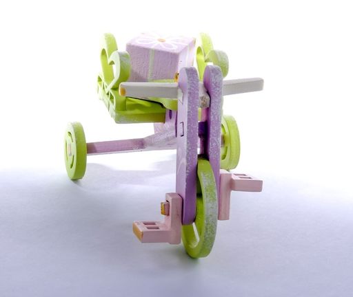 Елочная игрушка - Детский велосипед с багажником 540-2 Heart - Idh фото 5