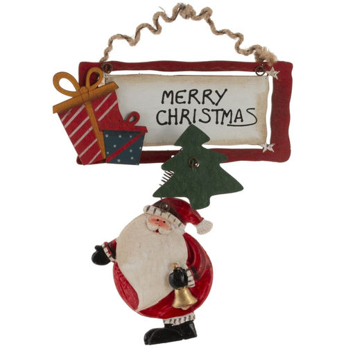 Изделие декоративное подвесное "Дед Мороз", L12 W1 H22 см, 4в.