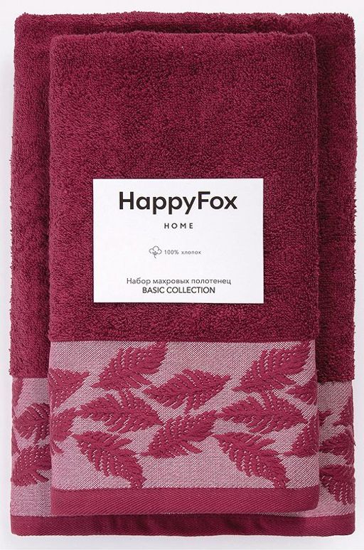 Набор махровых полотенец 2 шт Happy Fox Home  фото 6