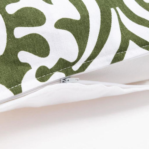 Наволочка декоративная 40х40 см, Monograms green, 100% хлопок - Этель фото 3