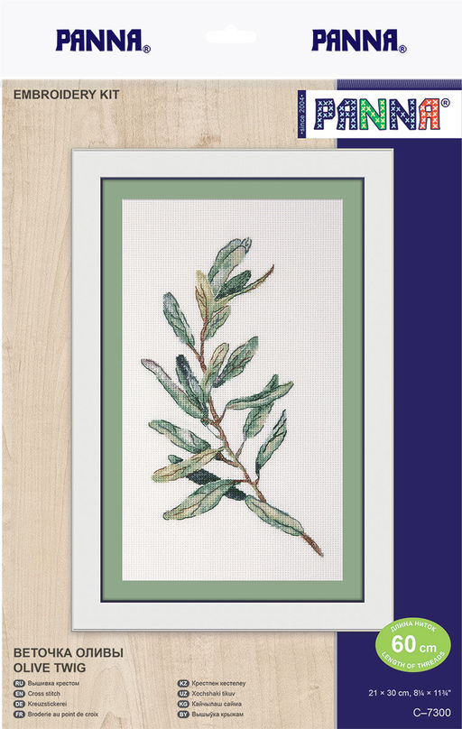 Набор для вышивания PANNA C-7300 Веточка оливы 21 х 30 см