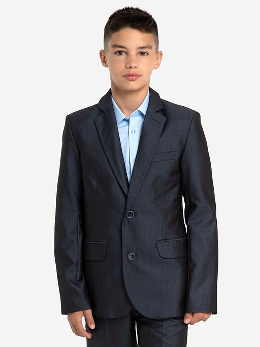 Серый школьный пиджак для мальчика Инфанта, модель 0506 СС