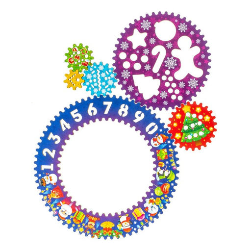 Спирограф WoodLand Toys «Новогодние подарки»