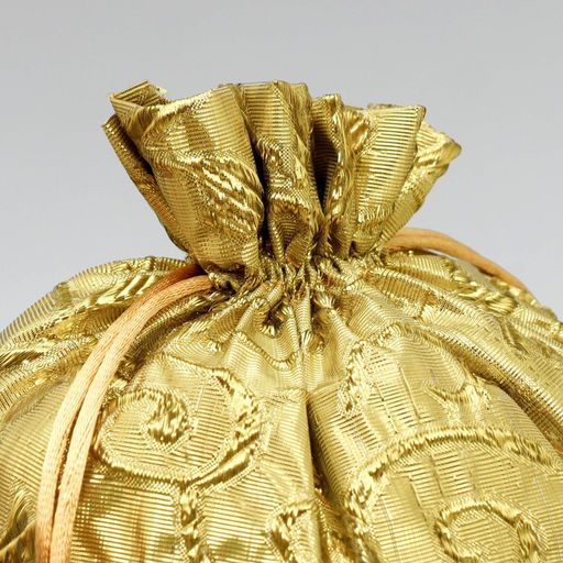 Цена за 5 шт. Мешочек подарочный парча «С Новым годом», 20×30 см ± 1.5 см