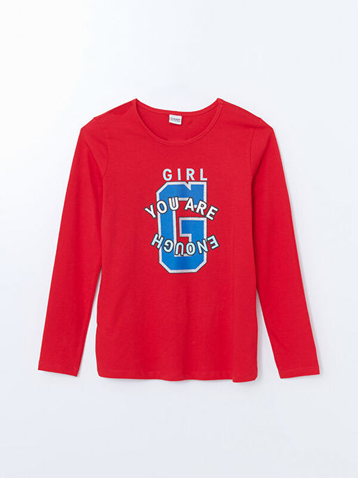 Bisiklet Yaka K?z ?ocuk Ti??rt